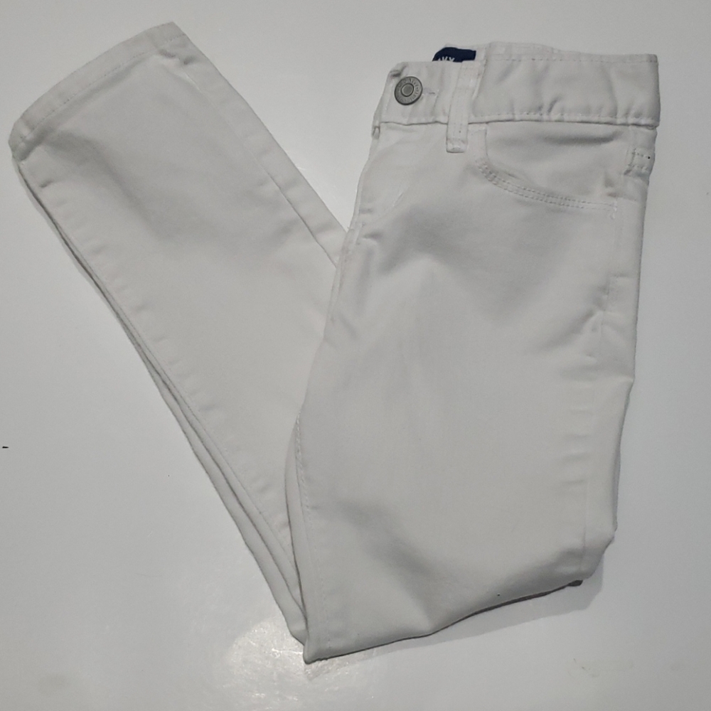 Old Navy Girls White Skinny Jeans-8 Regular - Picture 2 of 9